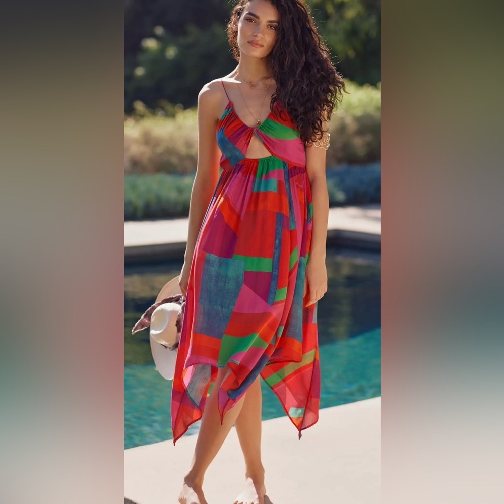 By Anthropologie Alani Maxi Cover-Up Dress - M